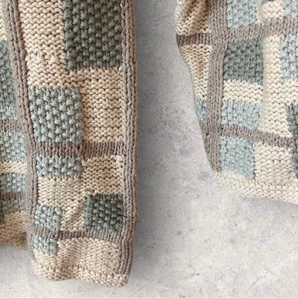 Vintage Anthropologie Curio Women's Chunky Hand Knitted Sweater - Picture 5 of 7